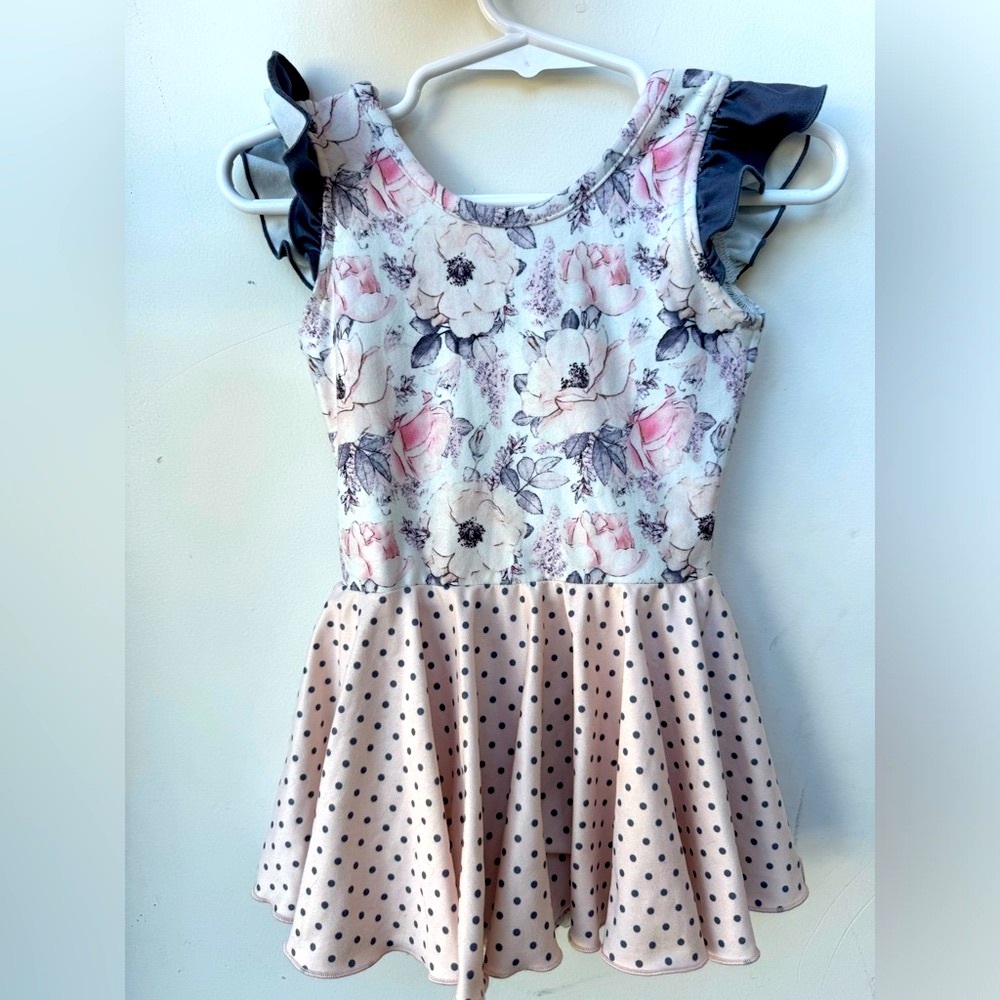 Cheeky plum tutu leotard 2yr